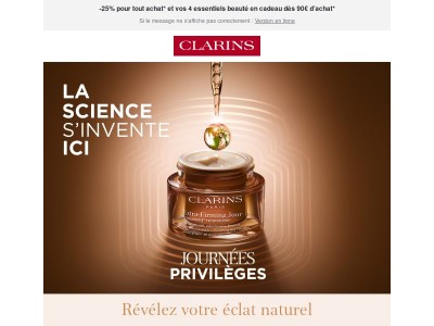 ✨ Sublimez votre éclat pendant nos JOURNÉES PRIVILÈGES