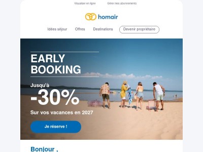 🏖️ Vacances 2027 : foncez pour garantir votre place au soleil