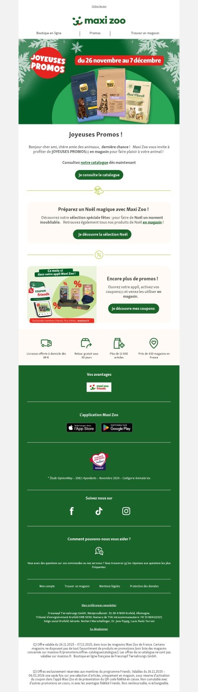 ⌛ Dernière chance pour profiter de nos offres ! 🎄