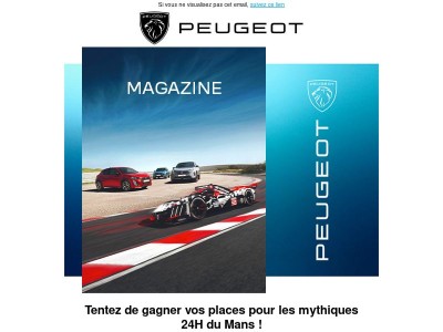 Les 24h du Mans, l'émotion du cinéma avec PEUGEOT