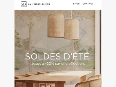 SOLDES | Jusqu'à -20% sur une sélection