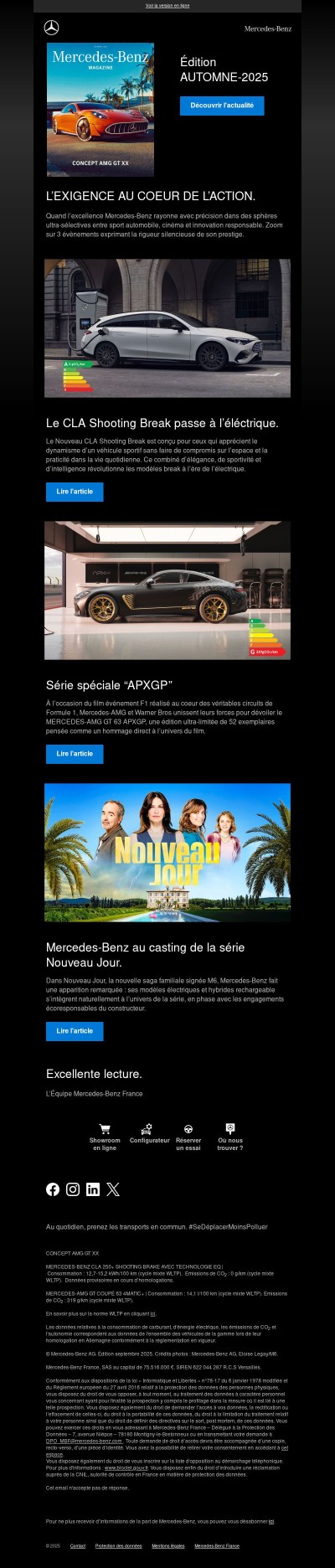 Votre nouveau numéro Mercedes-Benz Magazine