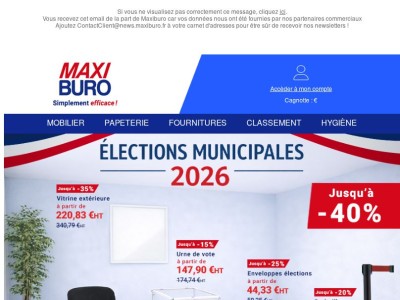 Vos indispensables pour les élections 2026 !