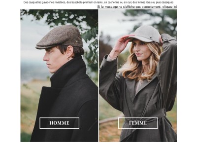 Casquettes de saison, style durable