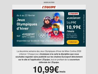 Suivez la suite des exploits français aux Jeux Olympiques d'hiver 🏅