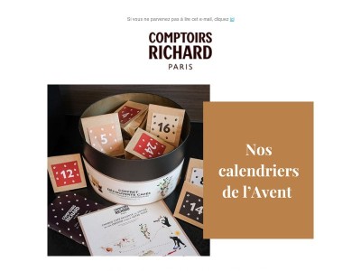 🎄 Notre calendrier de l'Avent est arrivé ! 