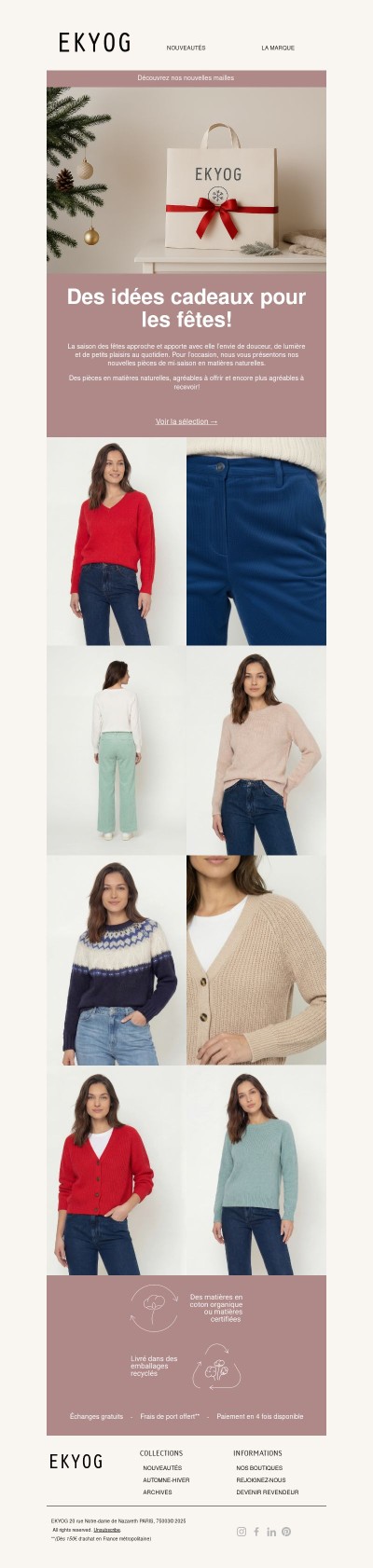 Des idées cadeaux pour les fêtes ! 🎄