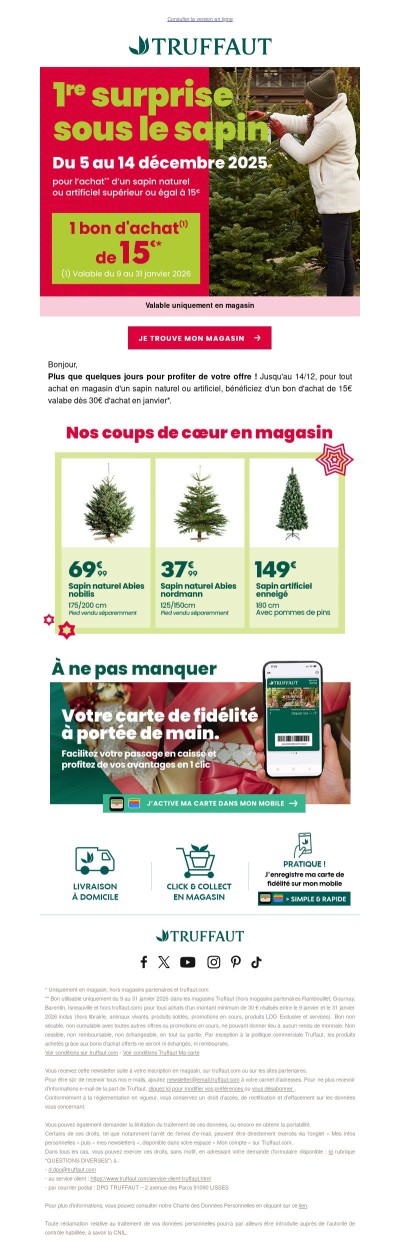 Ne manquez pas votre offre ! ✨