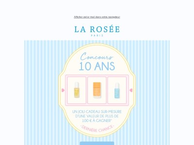 💝 Concours 10 ans : dernière chance