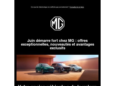 Le meilleur moment pour passer chez MG