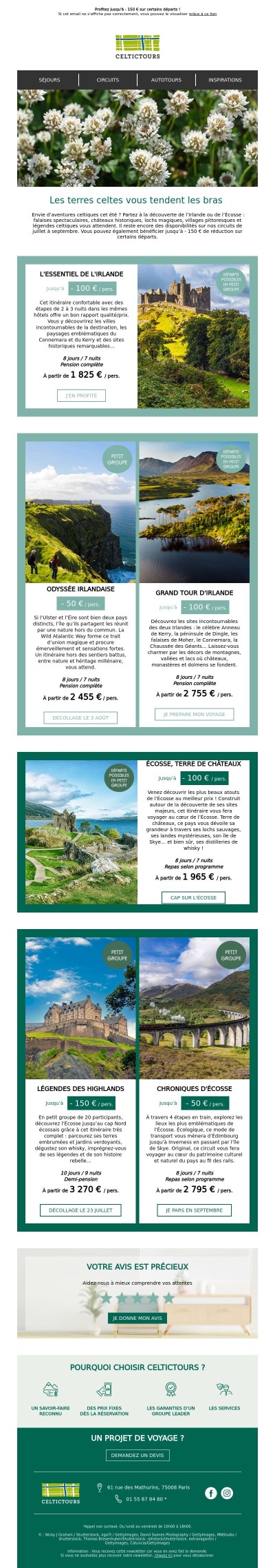 Irlande & Écosse : il reste encore de la place sur nos circuits