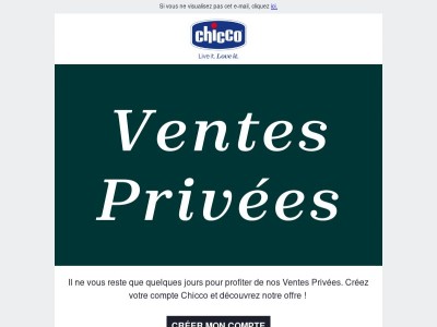 Ne manquez pas nos Ventes Privées ✨