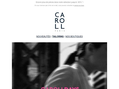 Caroll Days | -10% supp. dès 2 sur tout