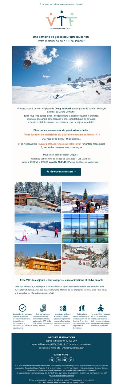Plein ski à Doucy Valmorel | Opportunité à ne pas manquer !