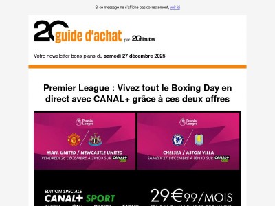 Découvrez les bons plans du jour à ne pas manquer !