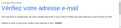Vérifiez votre adresse e-mail