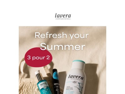 😎 Soins d'été : 3 pour 2