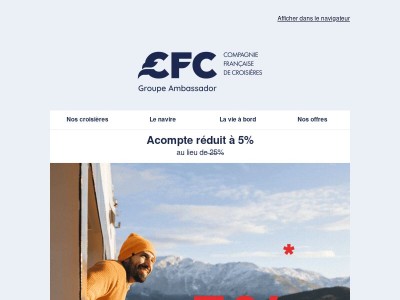 ⚡ 5% d'acompte, c'est parti !