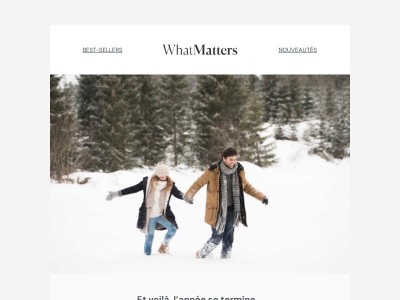 Le mail (très belles fêtes ✨) du vendredi