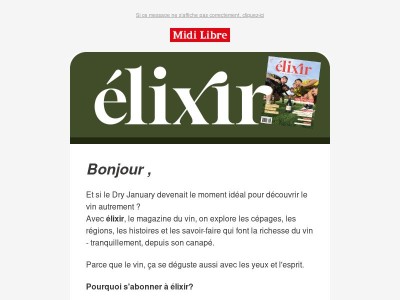 Dry January : explorez le vin autrement