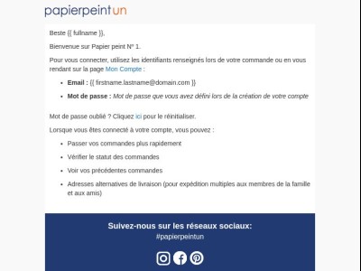 Bienvenue sur Papier peint Nº 1.