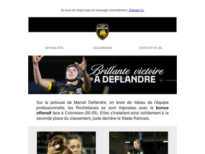 Brillante victoire à Deflandre