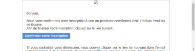 Complétez votre newsletter subscription