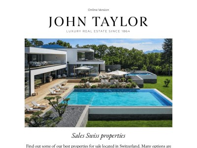 Discover our selection of properties located in Switzerland