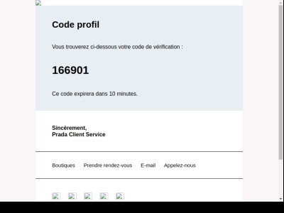Confirmation de votre nouveau compte