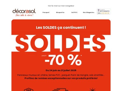 SOLDES jusqu’à -70% sur nos incontournables 🤩 