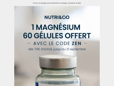 [CADEAU] Votre Magnésium offert ! 💙
