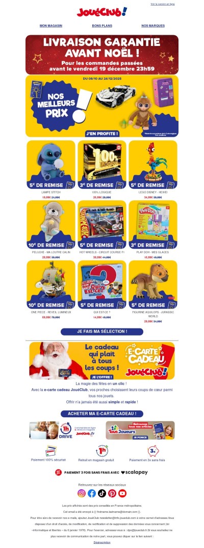 Ne passez pas à côté de nos meilleurs prix !