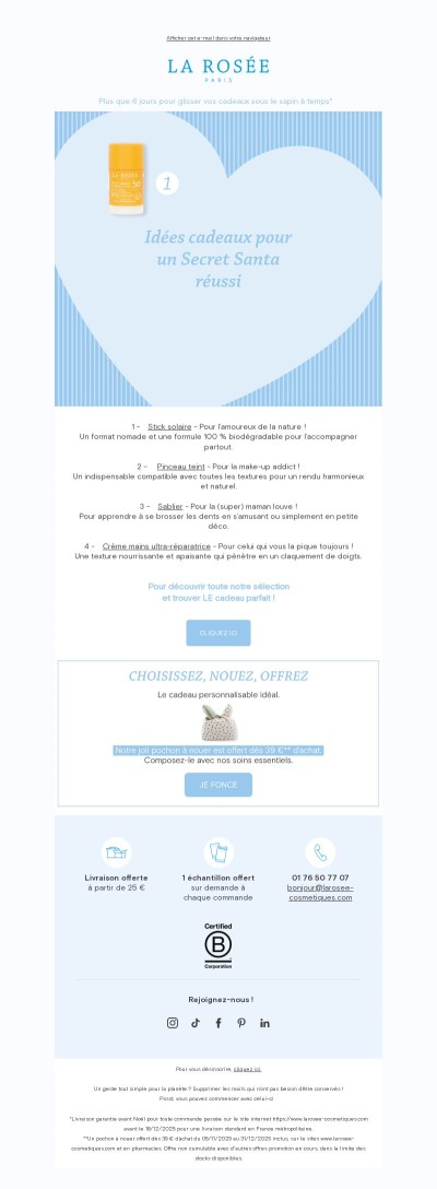 Qu'attendez-vous pour finaliser vos cadeaux ? 🎁