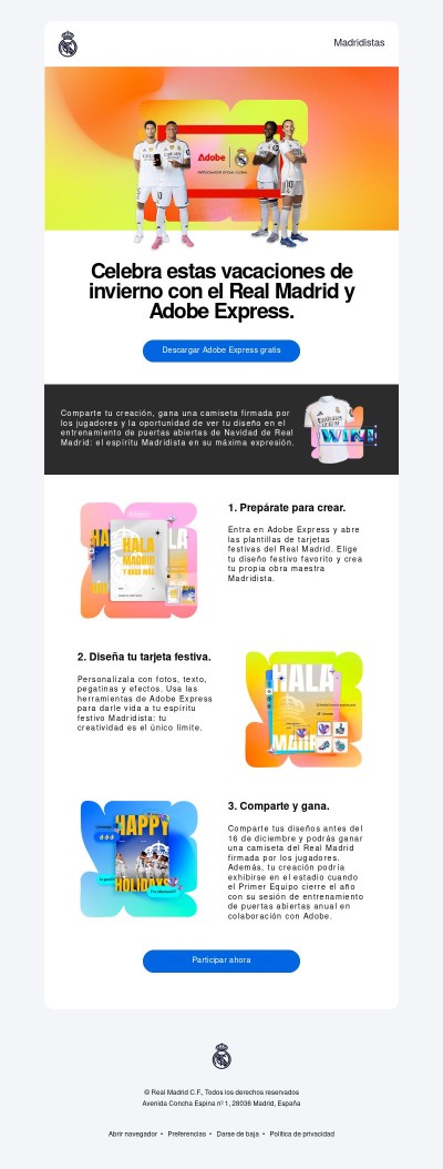 Ven al entrenamiento de puertas abiertas del Real Madrid