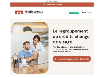 Le regroupement de crédits a changé
