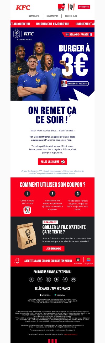 Ton burger à 3€ 🍔