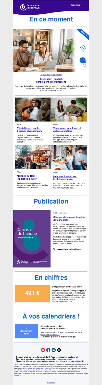 1ᵉʳ budget, installation en couple, chèque énergie, violences économiques...