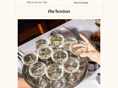 Ring in 2026 at Hox Portland