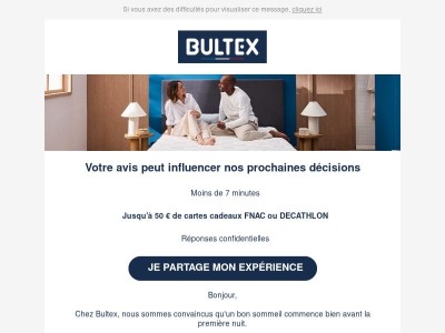 Aidez-nous à imaginer le futur de Bultex (+50 € offerts)