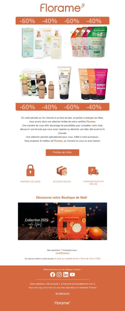 Dernières pépites Florame à -60%