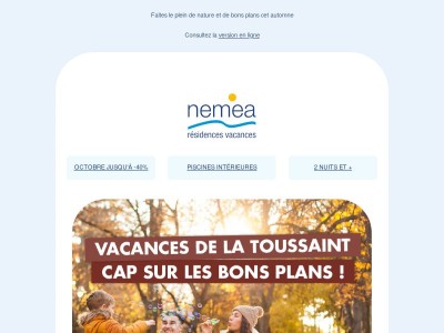 Vos vacances de Toussaint à prix doux: jusqu’à -40% 🍂