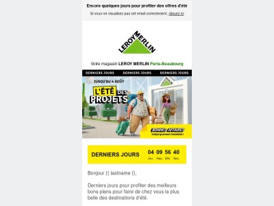 "Last Minute" pour les bons plans