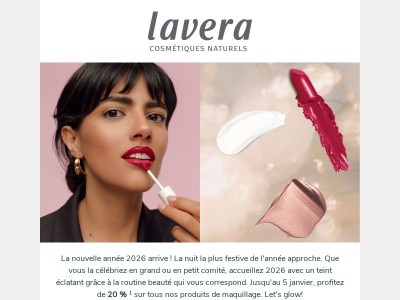 💄- 20% pour votre look du réveillon