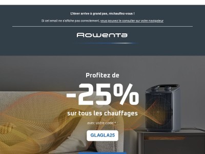 Les températures baissent, nos prix aussi !