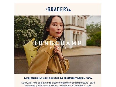 Longchamp : la vente commence maintenant