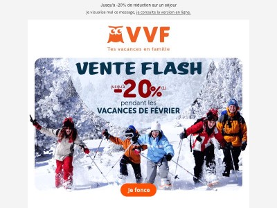 Vente flash février : plus que quelques jours