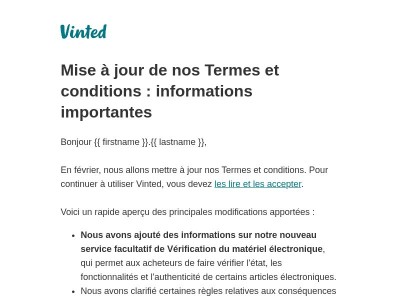 Lisez et acceptez nos Termes et conditions