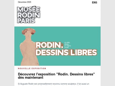 Ouverture de l'exposition "Rodin. Dessins libres"
