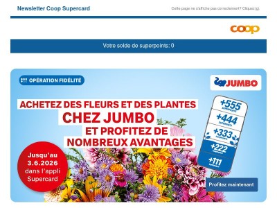 🌻 Découvrir l'opération fidélité JUMBO