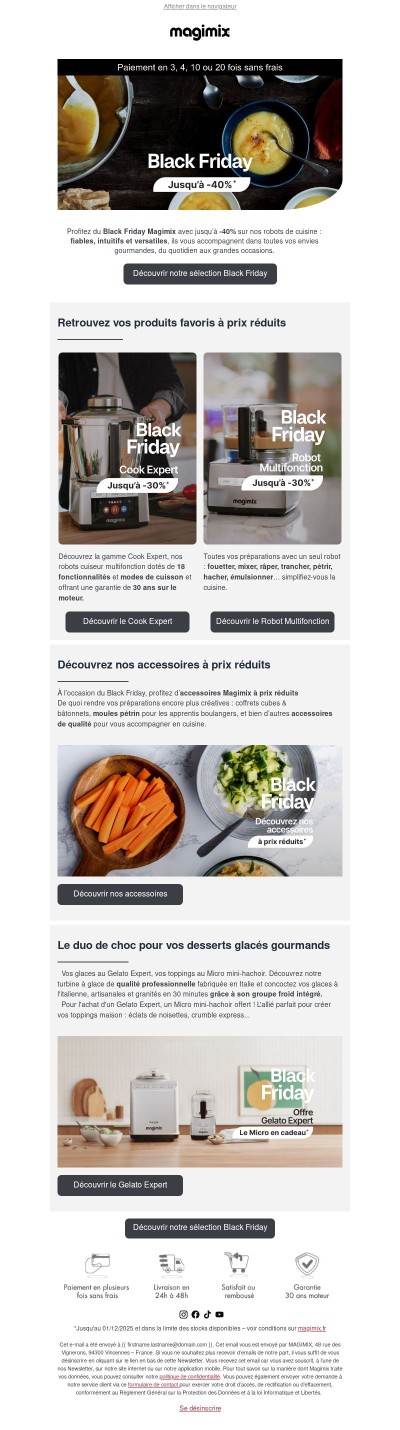 🖤 Black Friday : jusqu'à -40%